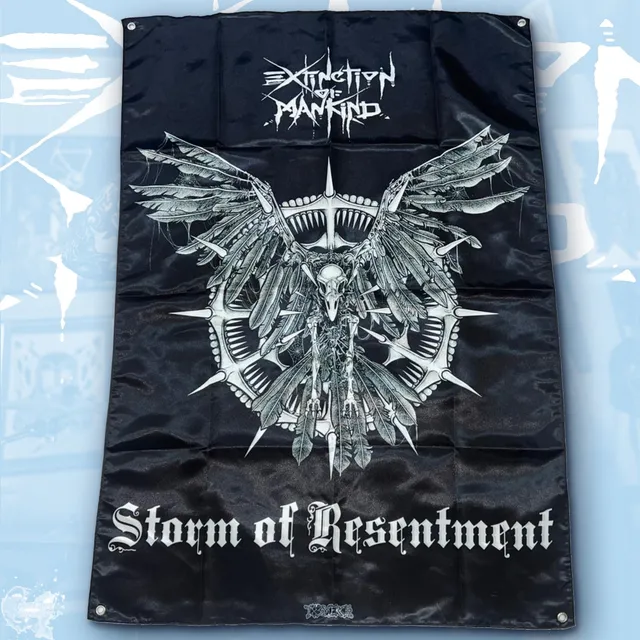 extinction-of-mankind-storm-of-resentment-drapeau-100x70 image 1