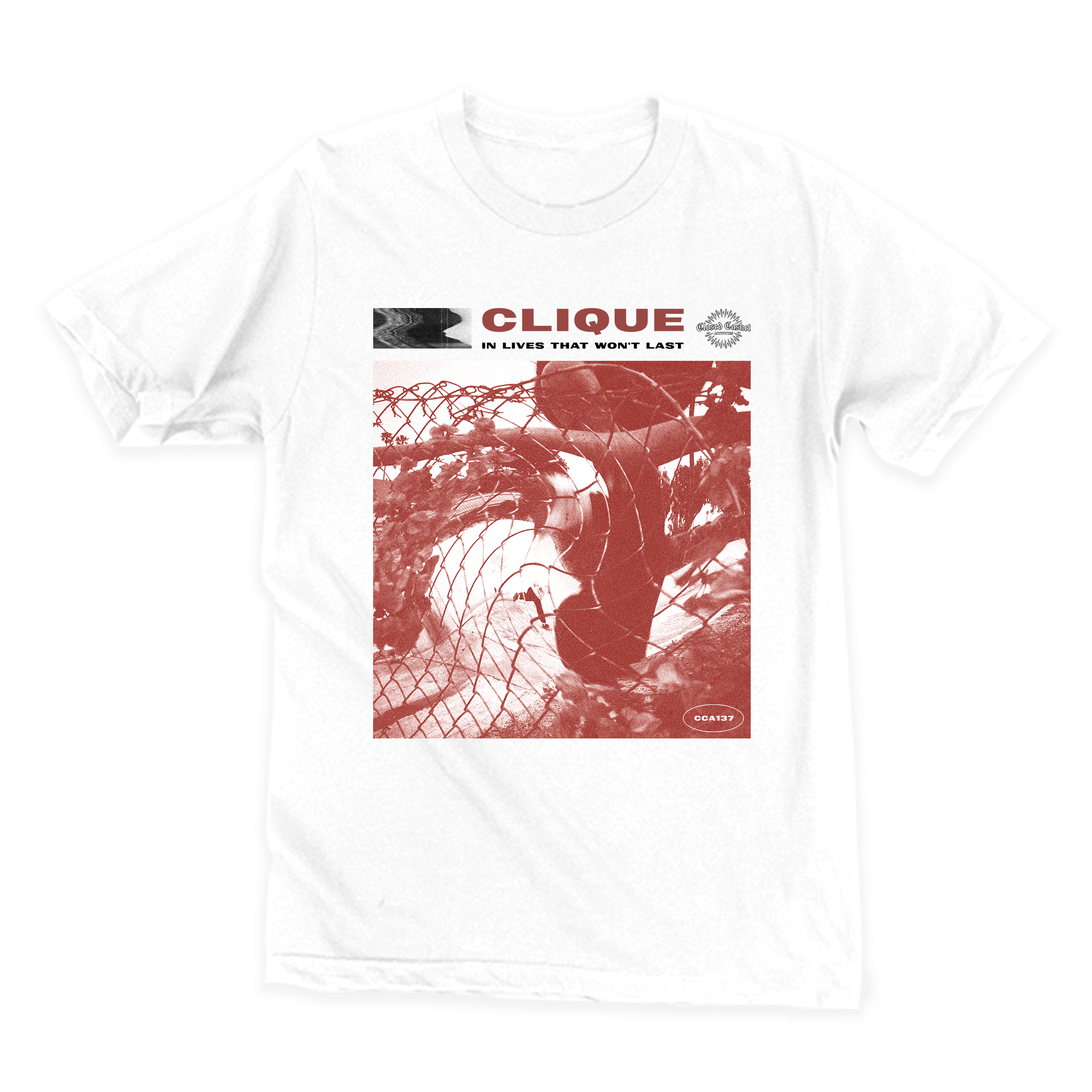 clique-in-lives-that-won-t-last-t-shirt-coton-l image 1