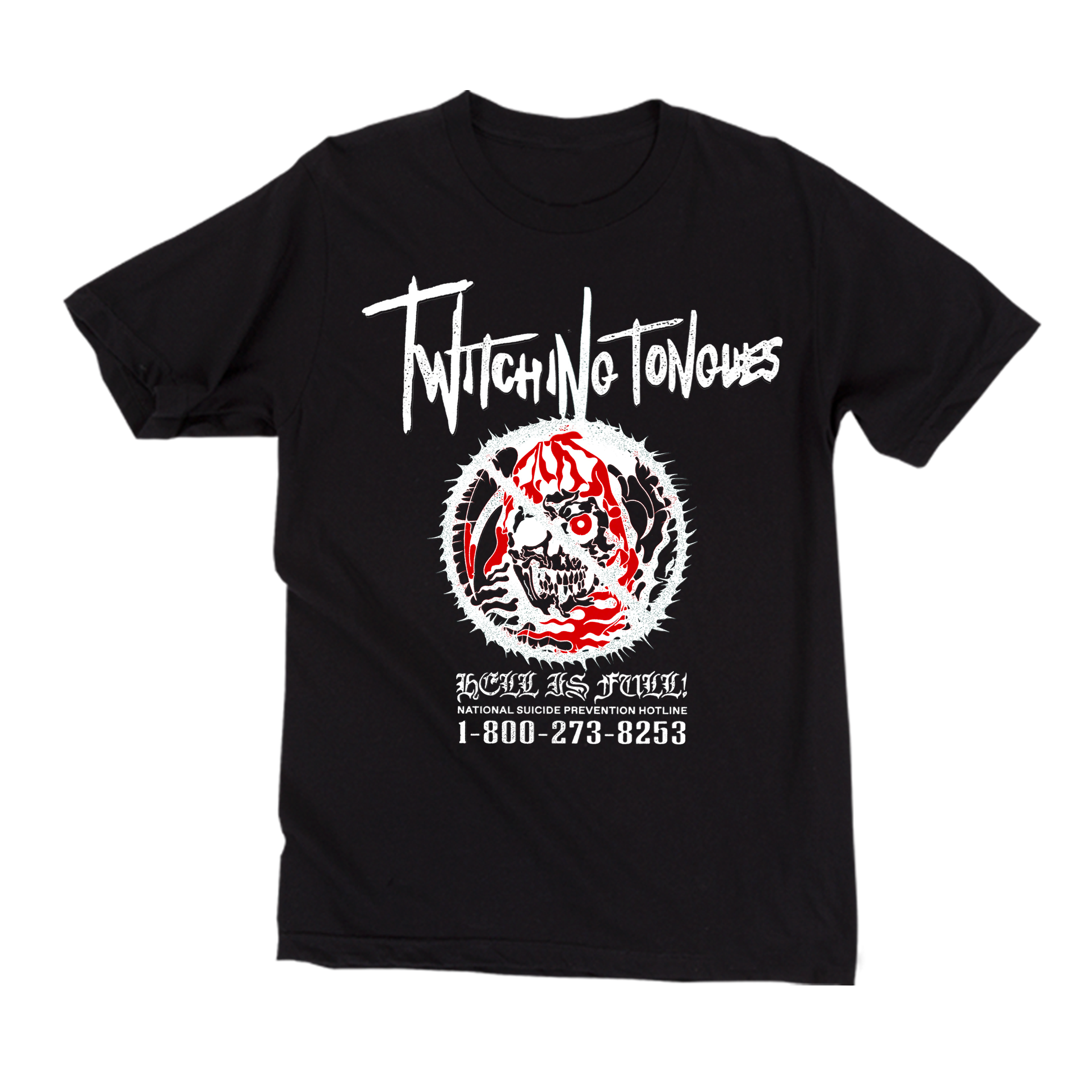 closed-casket-activities-twitching-tongues-hell-is-full-t-shirt image 1