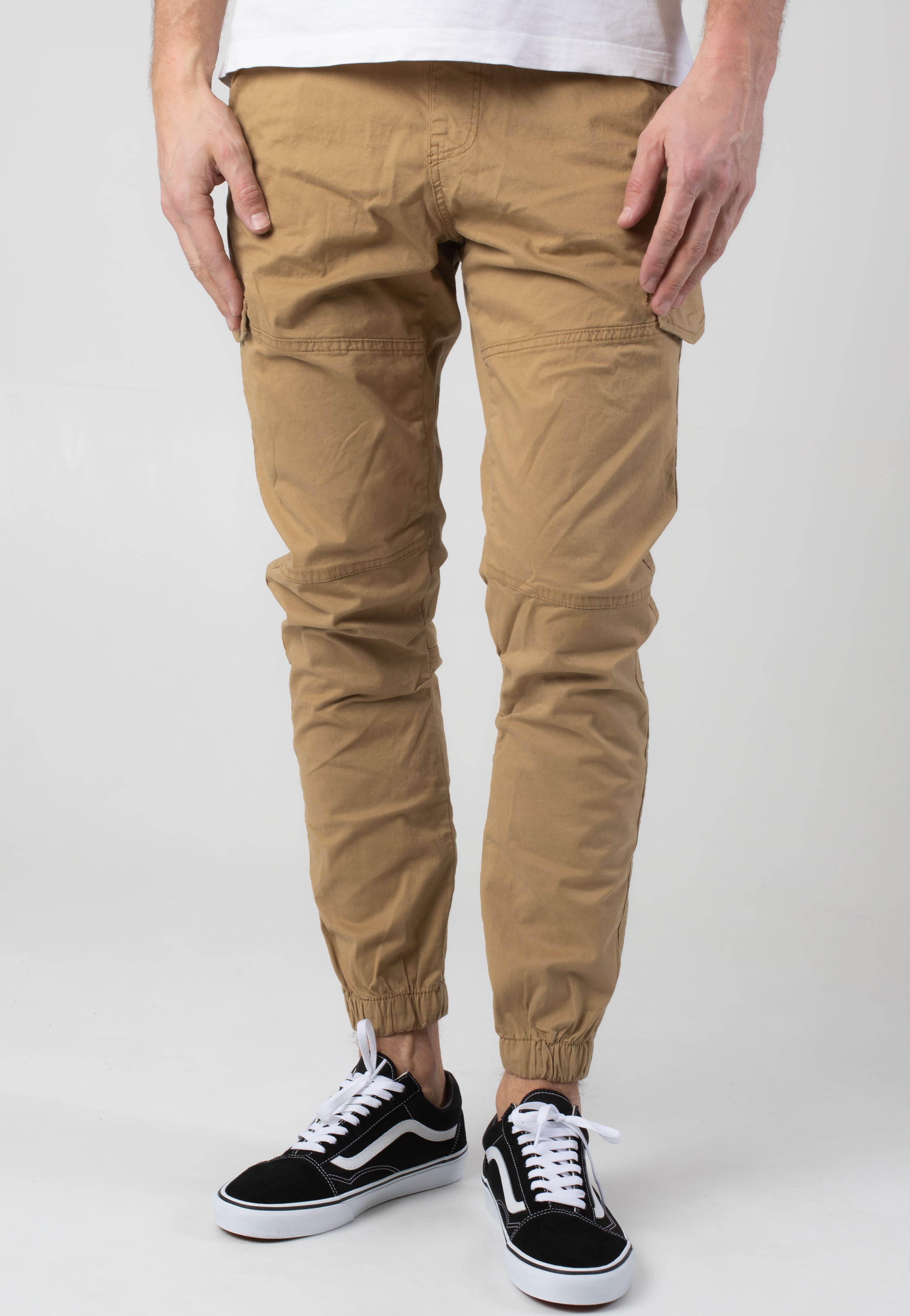 indicode-levino-amber-pantalon-cargo-beige-coton-taille-m image 4