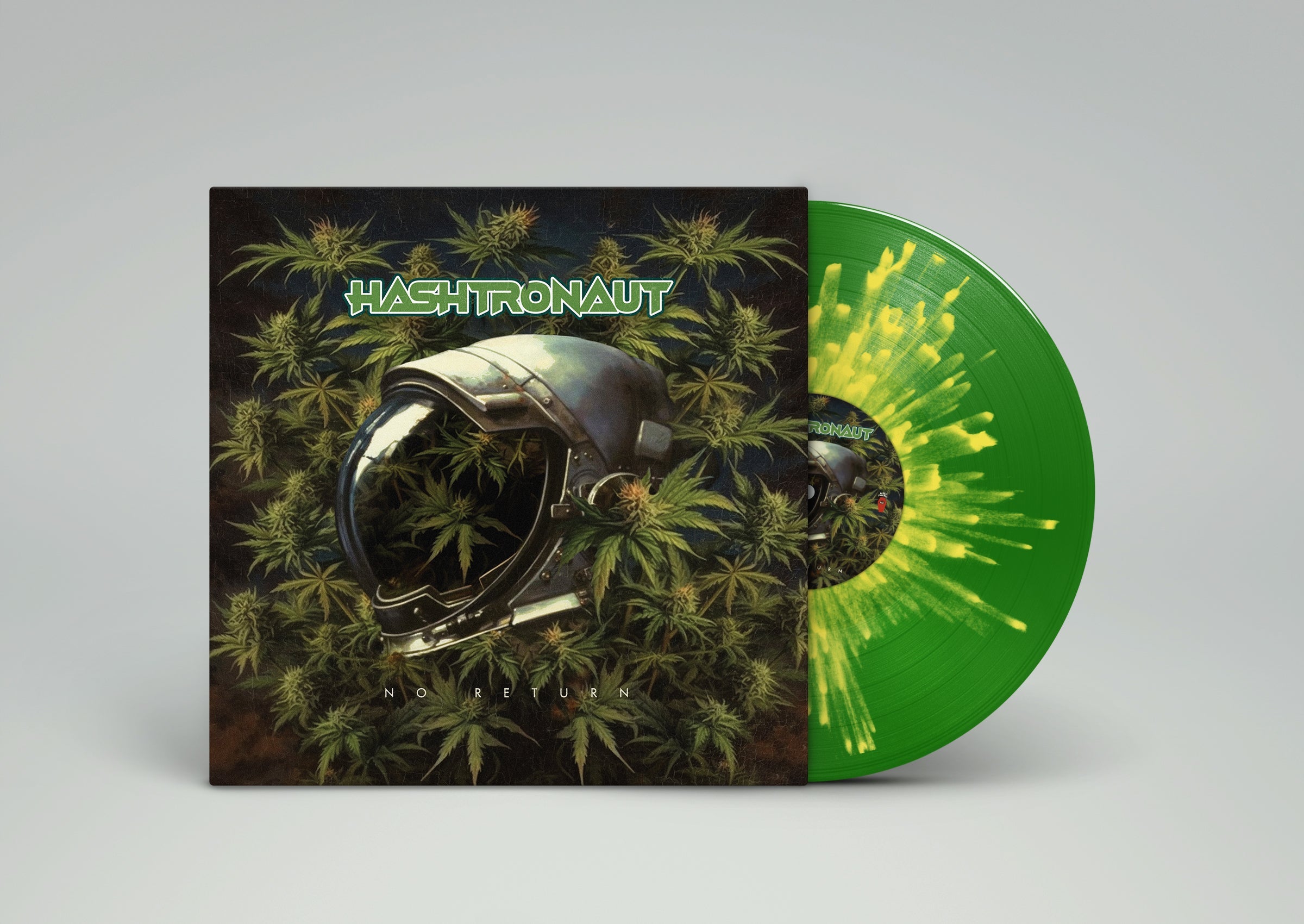 hashtronaut-no-return-vinyle-lp-weed-green-ripple-stoner-sludge image 3