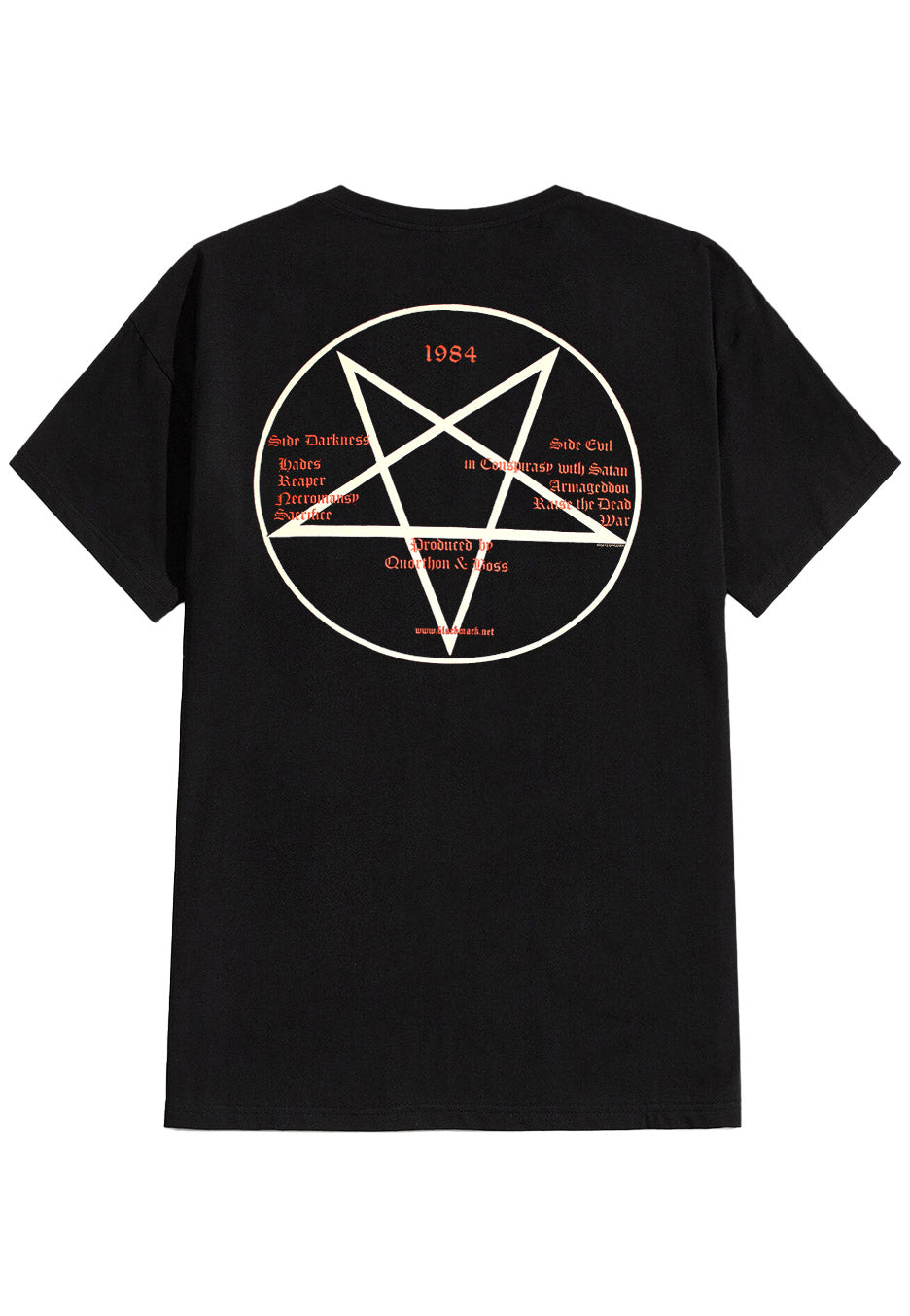 bathory-goat-t-shirt-noir-homme-black-metal image 2