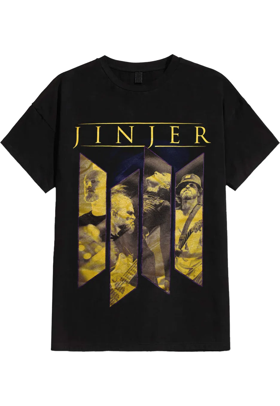 jinjer-live-in-los-angeles-t-shirt-homme-noir image 1