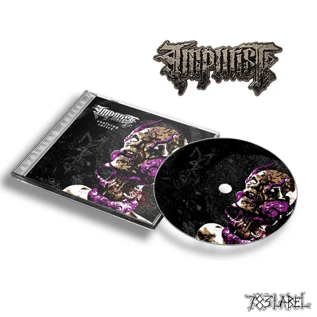 impurist-evolving-cortex-cd-pin-s-death-metal-bundle image 1