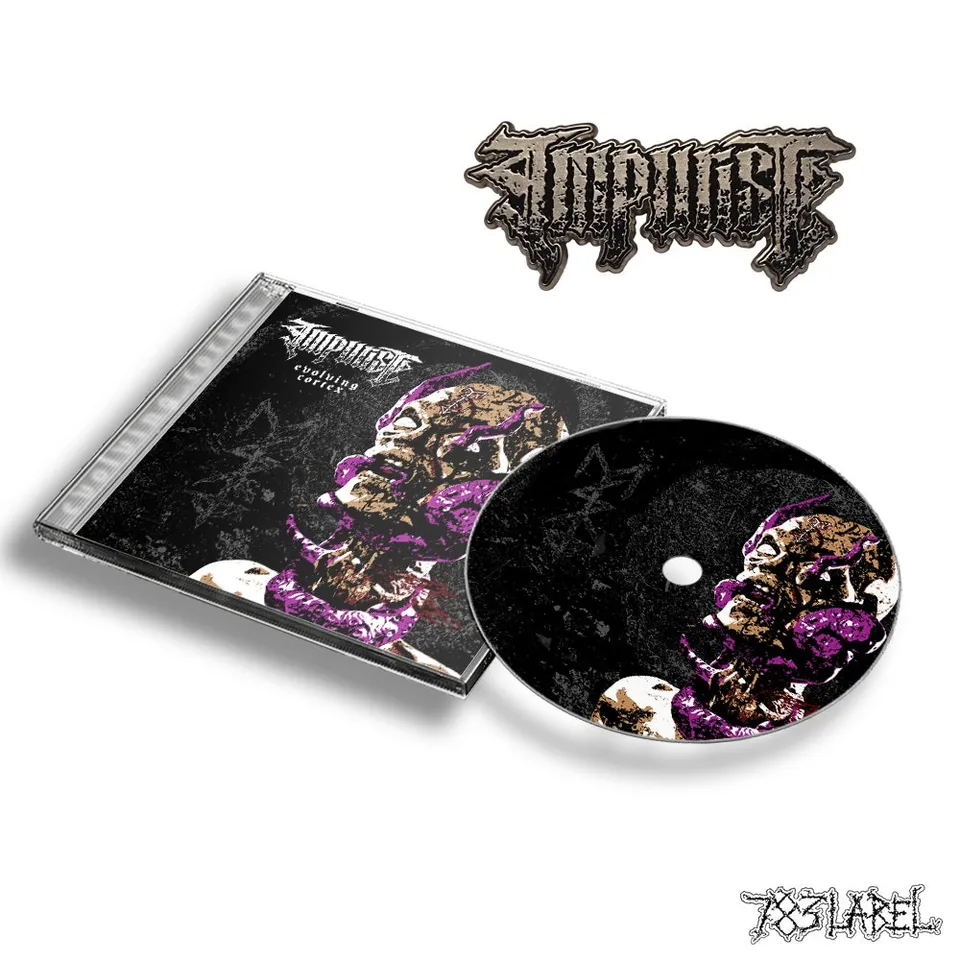 impurist-evolving-cortex-cd-pin-s-death-metal-bundle image 1