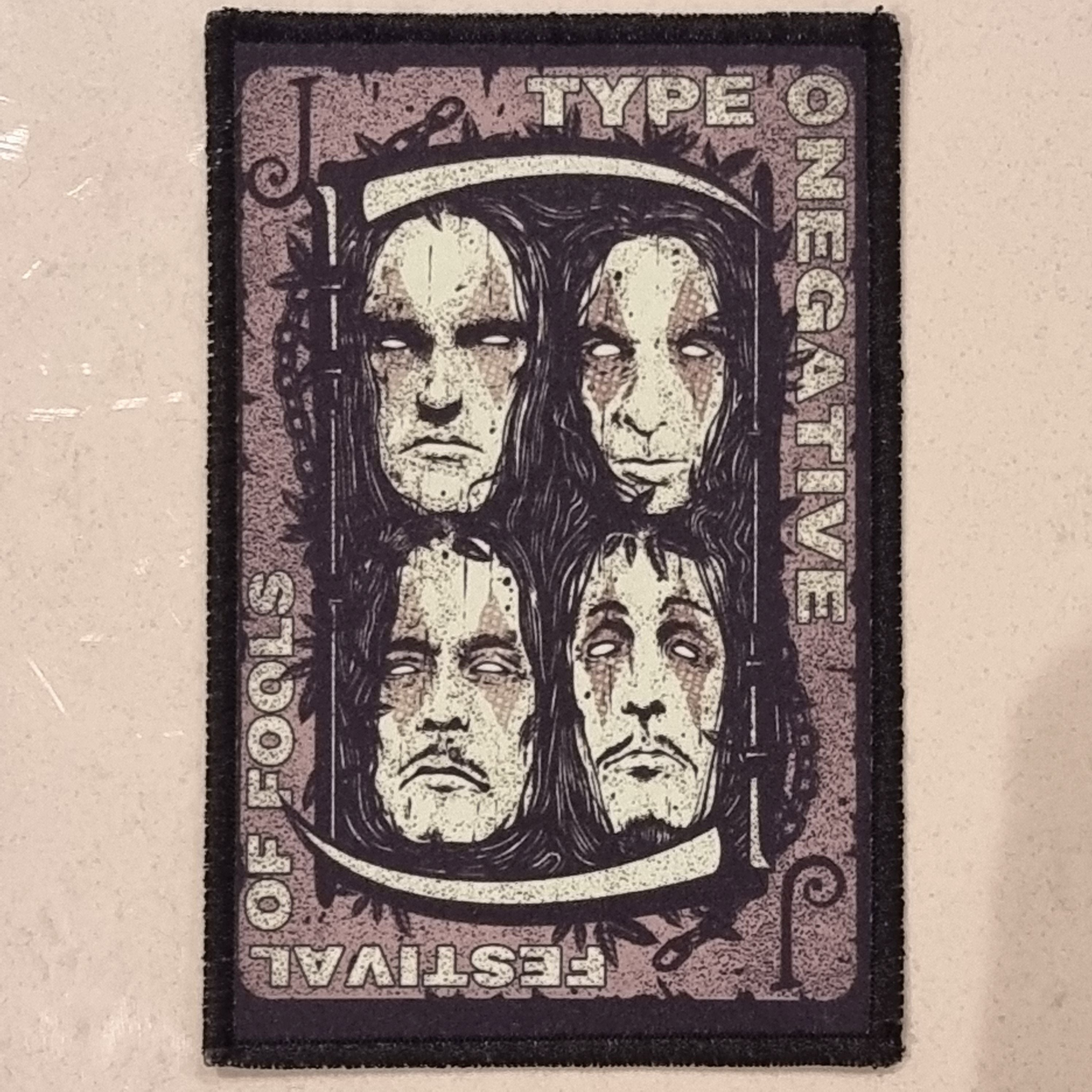 type-o-negative-festival-of-fools-patch-petit-cusson-coudre image 1