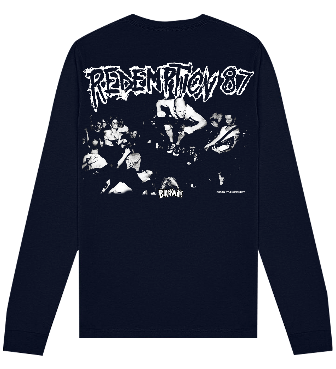 blackout-redemption-87-t-shirt-manche-longue-marine image 2