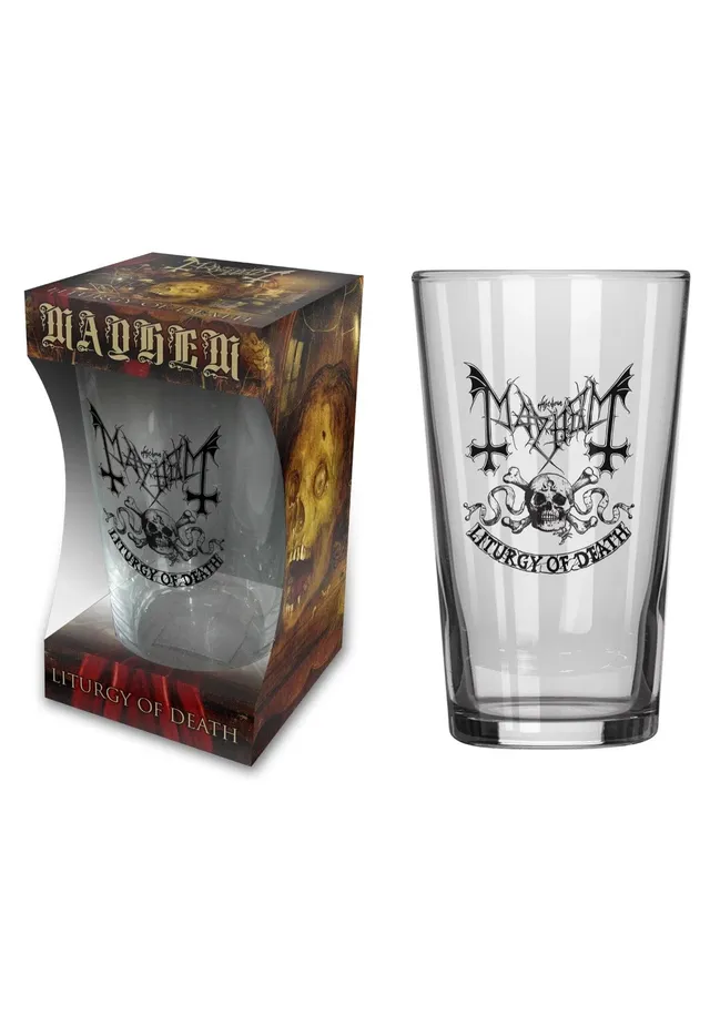 mayhem-liturgy-of-death-verre-black-metal-taille-unique image 1