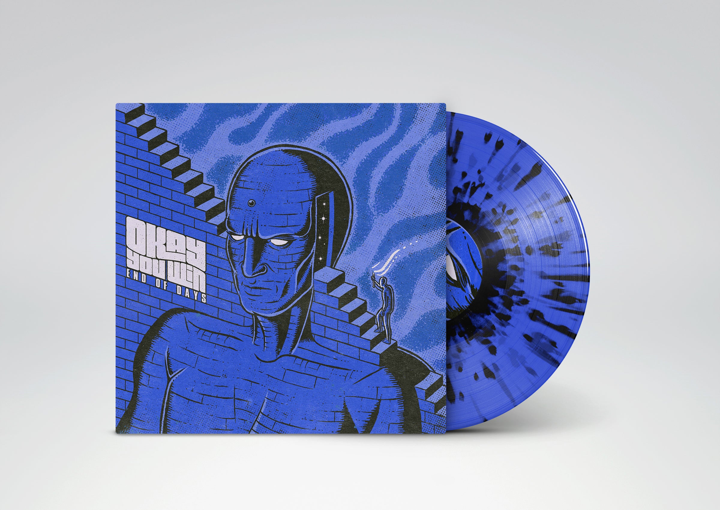 okay-you-win-end-of-days-vinyle-lp-splatter-bleu-stoner image 1