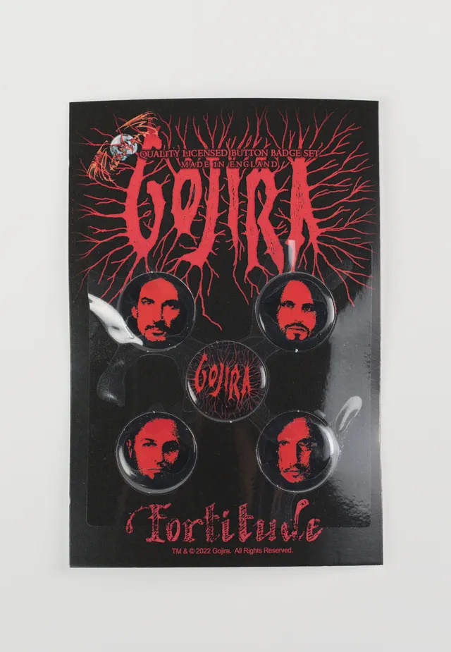 gojira-fortitude-badge-rond-multicolore-taille-unique image 1
