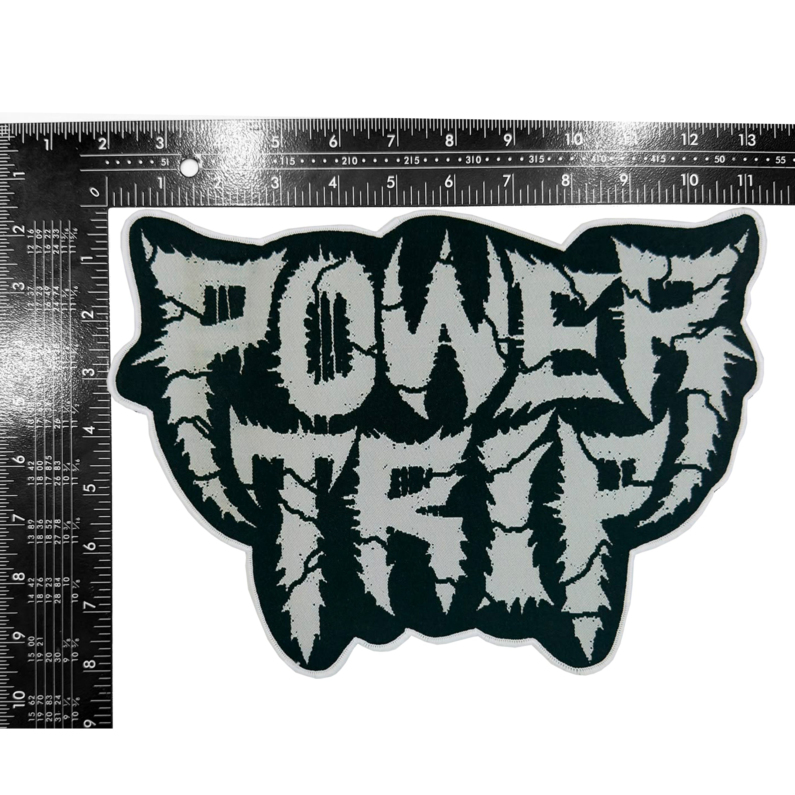 power-trip-logo-patch-tiss-oversized-bordure-noire image 5