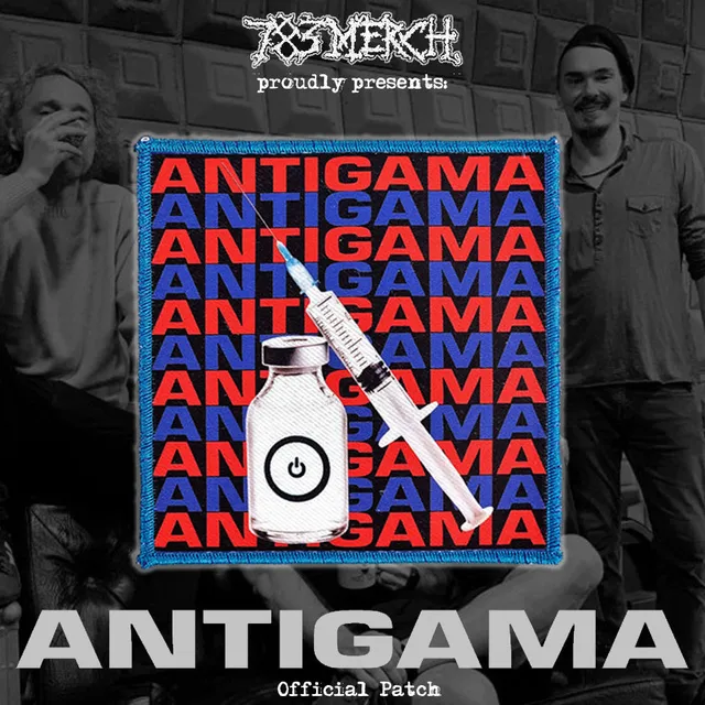 antigama-start-the-chaos-patch-cusson-bordure-bleue image 1