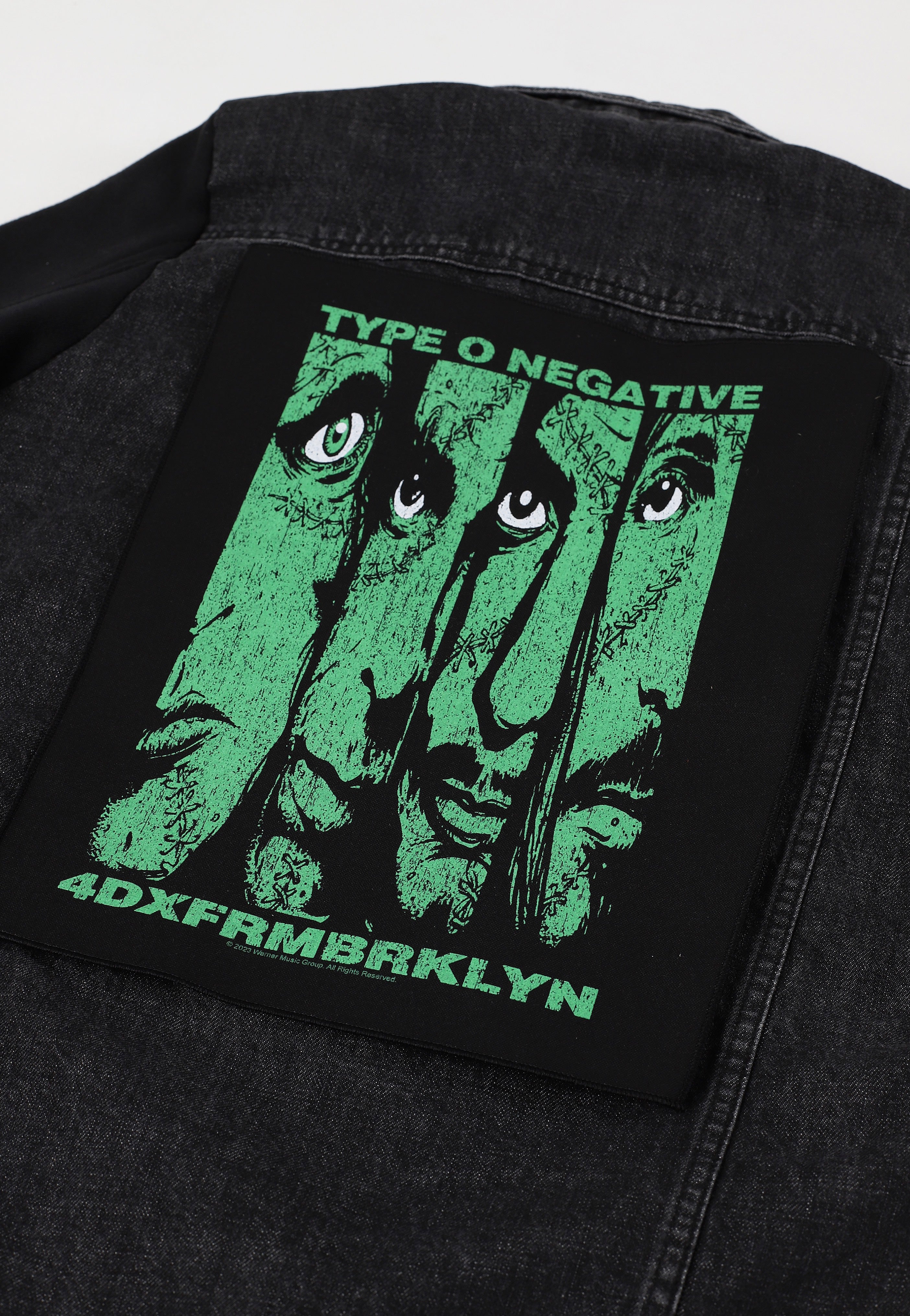 type-o-negative-4dxfrmbrklyn-backpatch-vert-taille-unique image 2