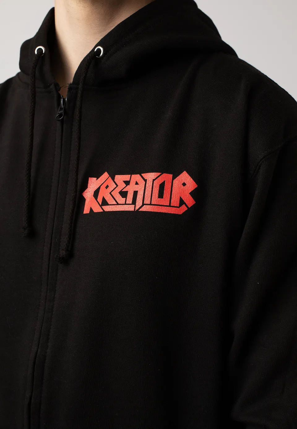 kreator-pleasure-to-kill-sweat-zip-homme-noir-taille-l image 1