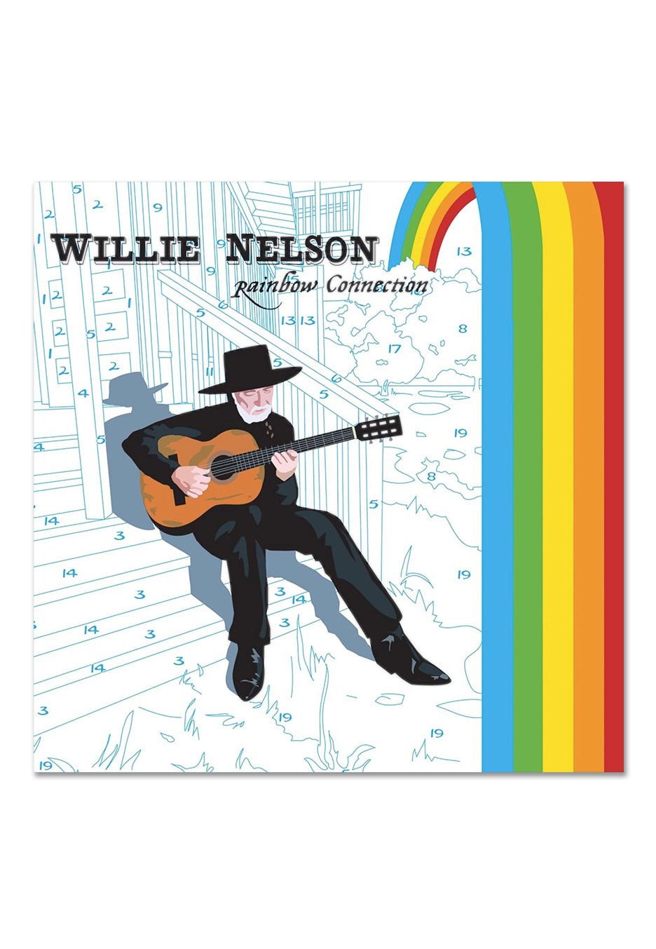 willie-nelson-rainbow-connection-vinyle-lp-blues-rock image 2