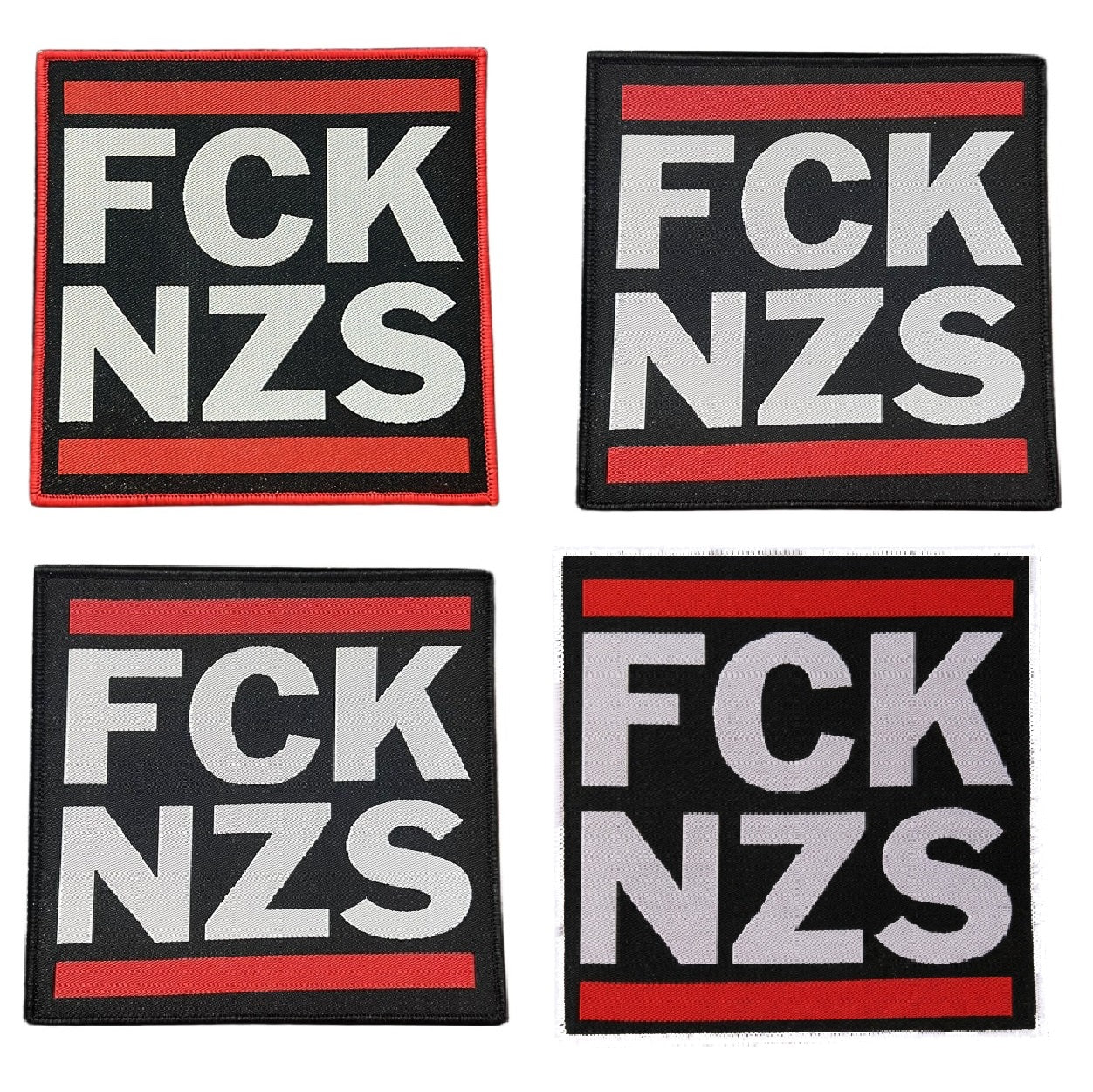 fck-nzs-cusson-tiss-patch-bord-blanc-small image 1