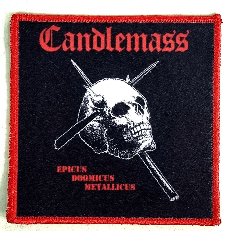 candlemass-epicus-doomicus-metallicus-patch-bord-rouge image 1