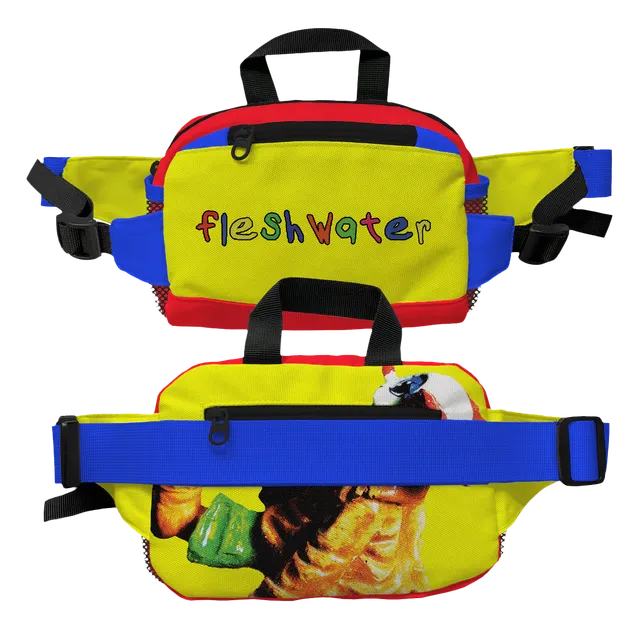 fleshwater-clown-side-bag-sacoche-rouge-jaune-bleu image 1