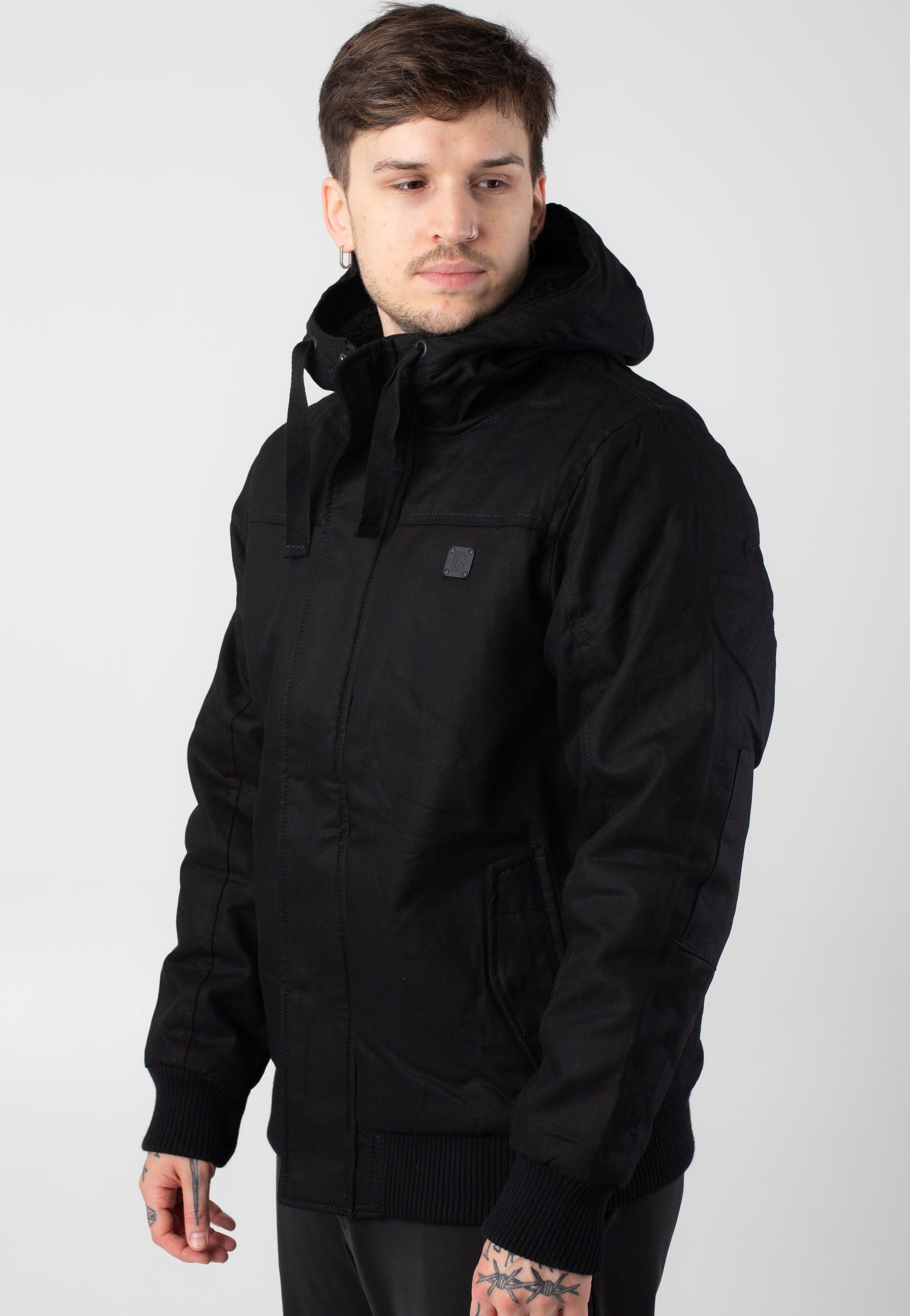 brandit-essential-black-veste-noire-homme-streetwear-hiver image 4