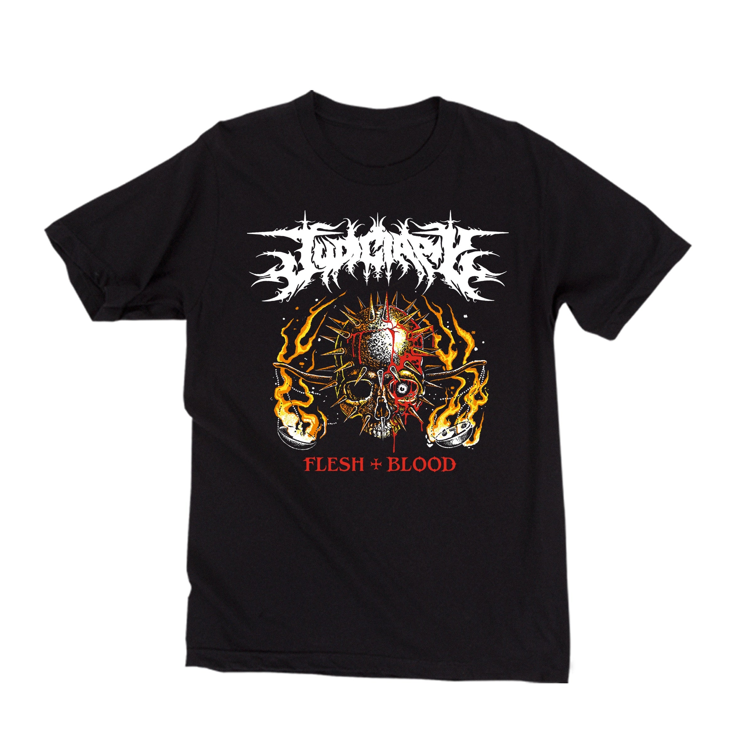 judiciary-flesh-blood-t-shirt-noir-coton image 1