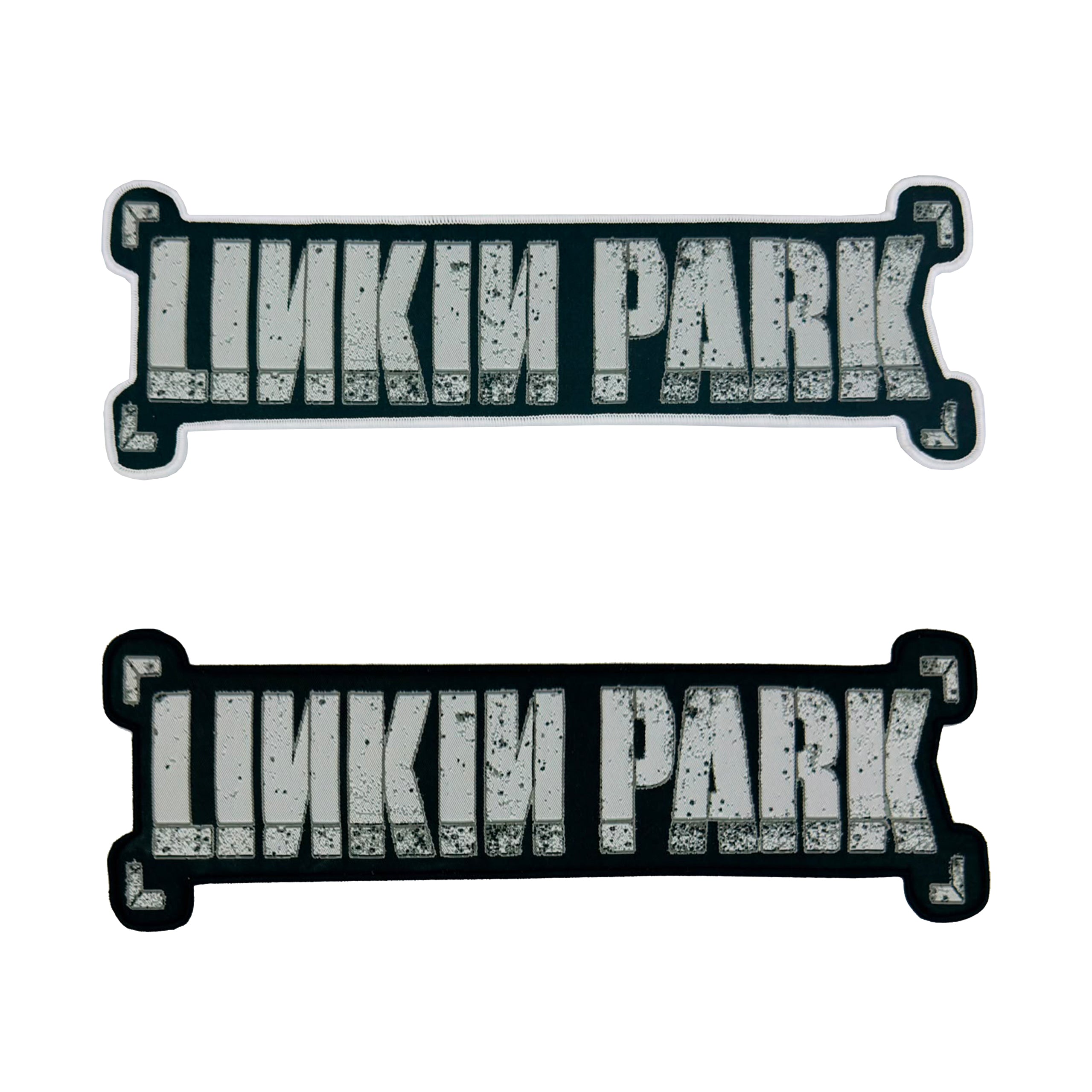 783punx-linkin-park-logo-patch-tiss-oversized-bordure-noire image 1