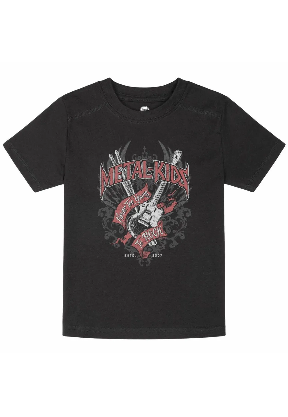 metal-kids-never-too-young-to-rock-t-shirt-enfant image 1
