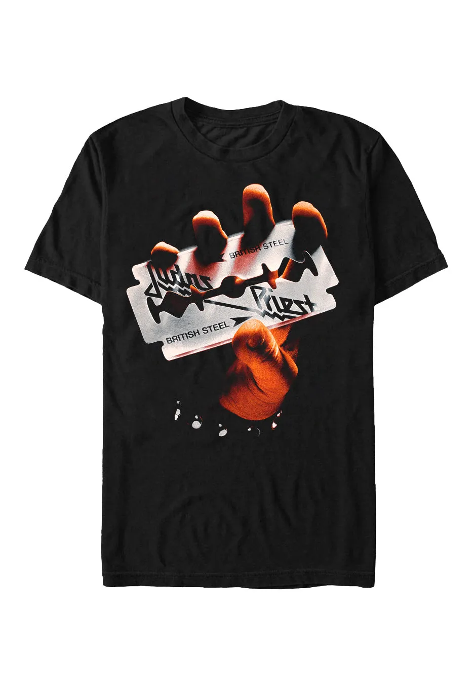 judas-priest-british-steel-t-shirt-noir-homme image 1
