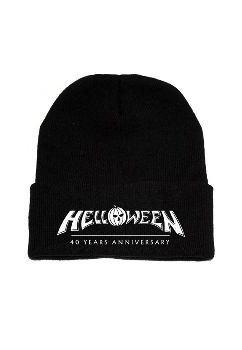 helloween-40-years-classic-logo-bonnet-noir image 1