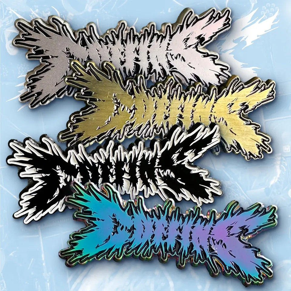 coffins-logo-pin-s-mail-23-8x60mm-phosphorescent image 1