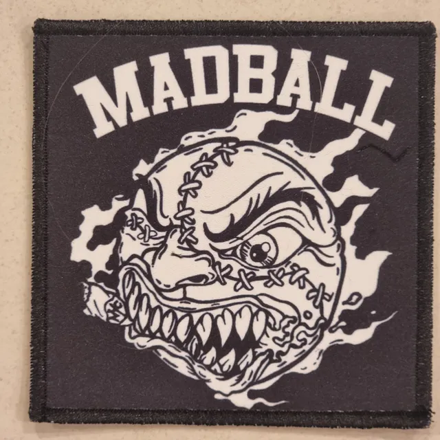 madball-ball-logo-petit-patch-cousu image 1