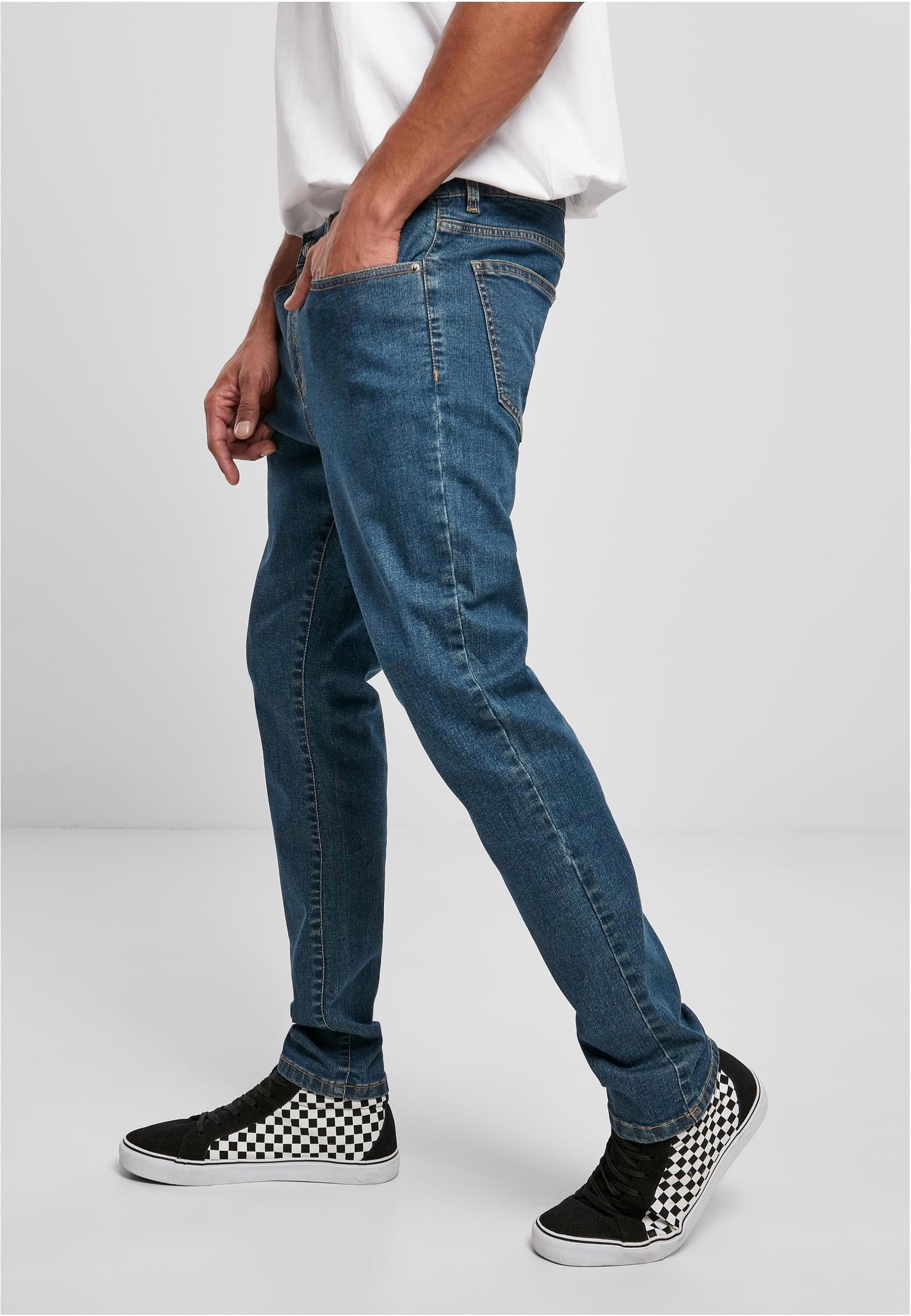 urban-classics-slim-fit-mid-indigo-washed-jeans-homme image 3
