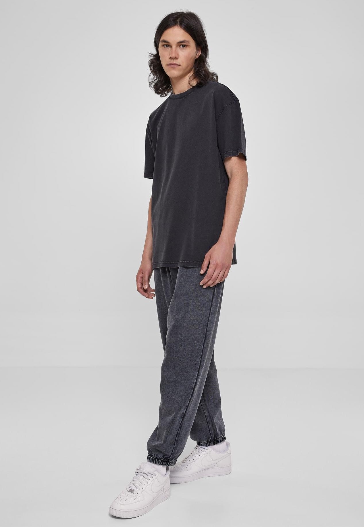 urban-classics-heavy-oversized-acid-wash-t-shirt-noir image 2
