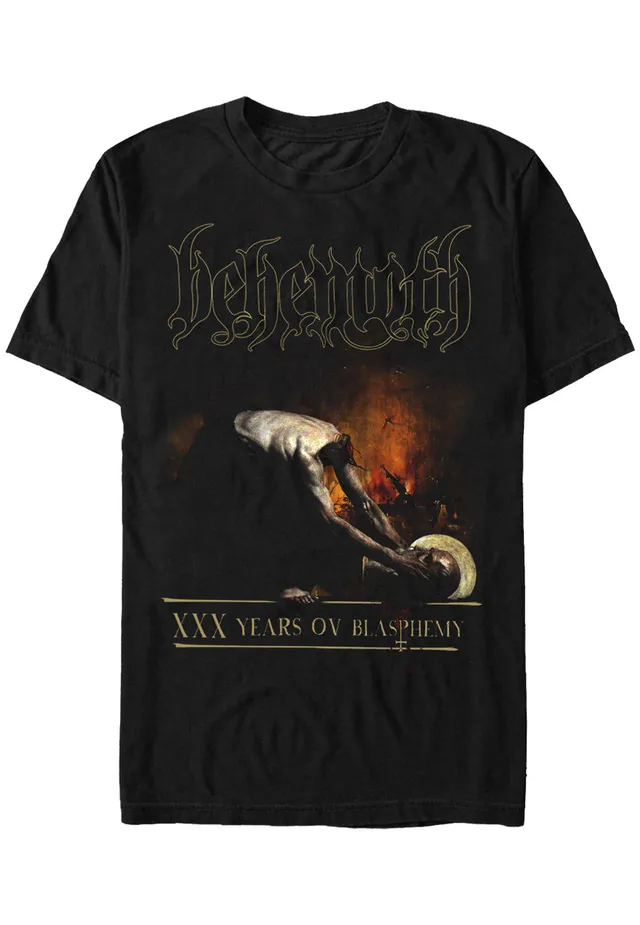 behemoth-xxx-years-of-blasphemy-t-shirt-noir image 1
