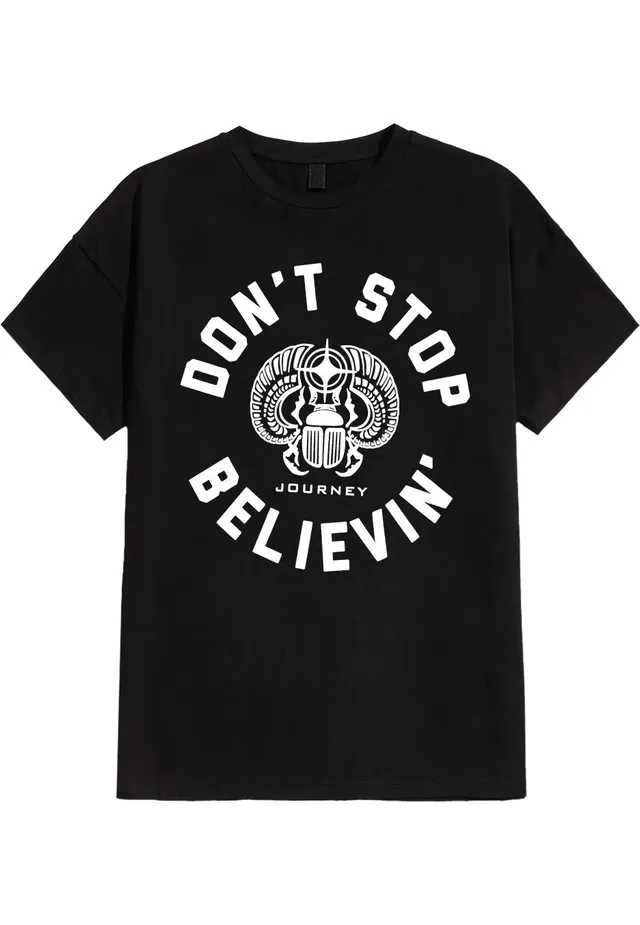 journey-believin-t-shirt-homme-noir-hard-rock image 1