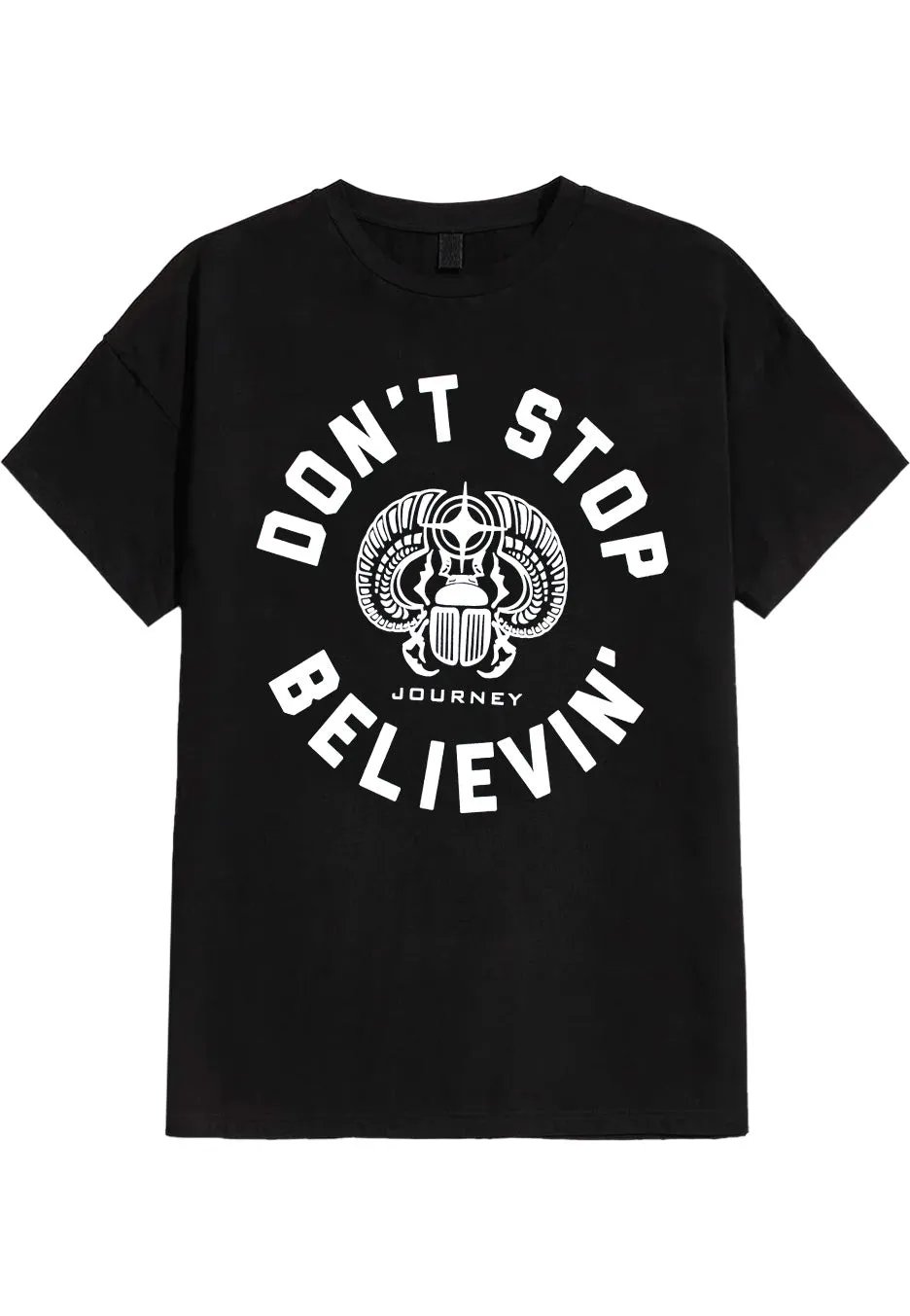 journey-believin-t-shirt-homme-noir-hard-rock image 1