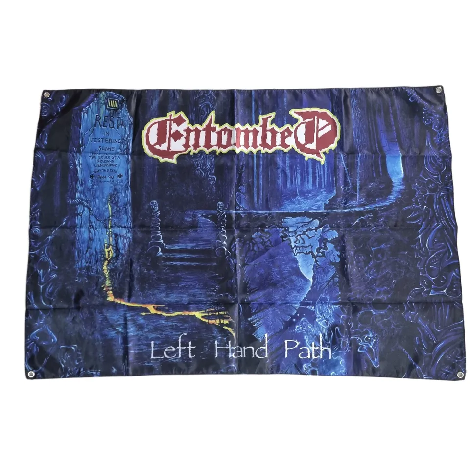 783punx-entombed-left-hand-path-drapeau-tissu-100x70 image 1