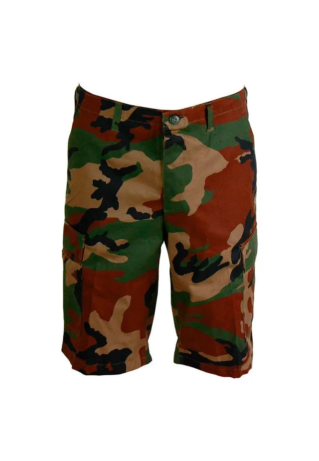 mil-tec-army-camouflage-short-camouflage-coton image 1