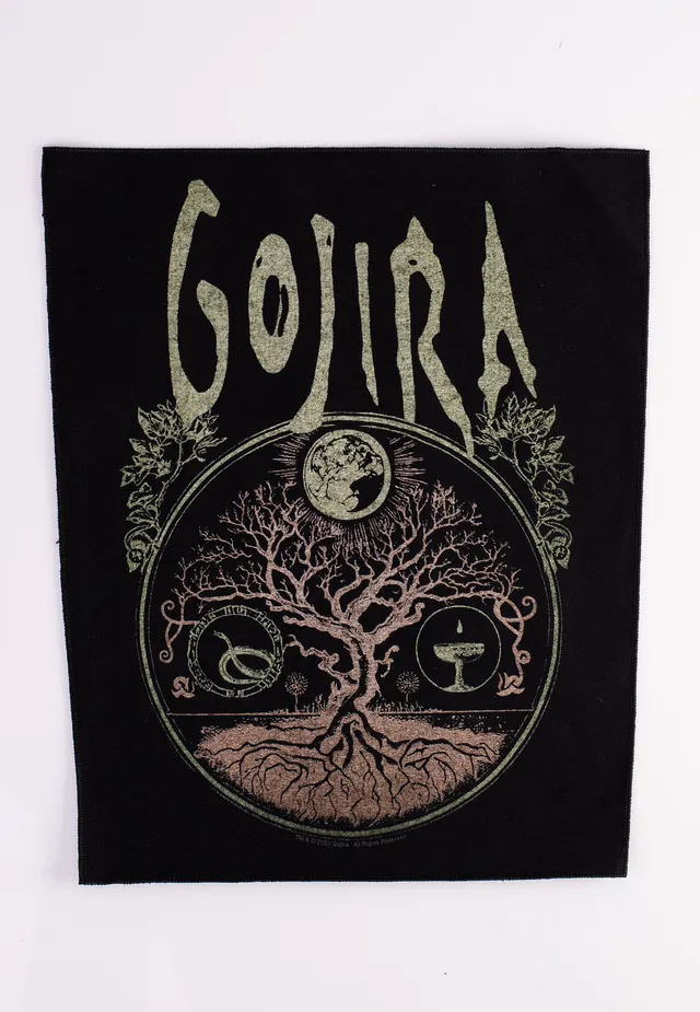 gojira-tree-of-life-backpatch-noir-death-metal image 1