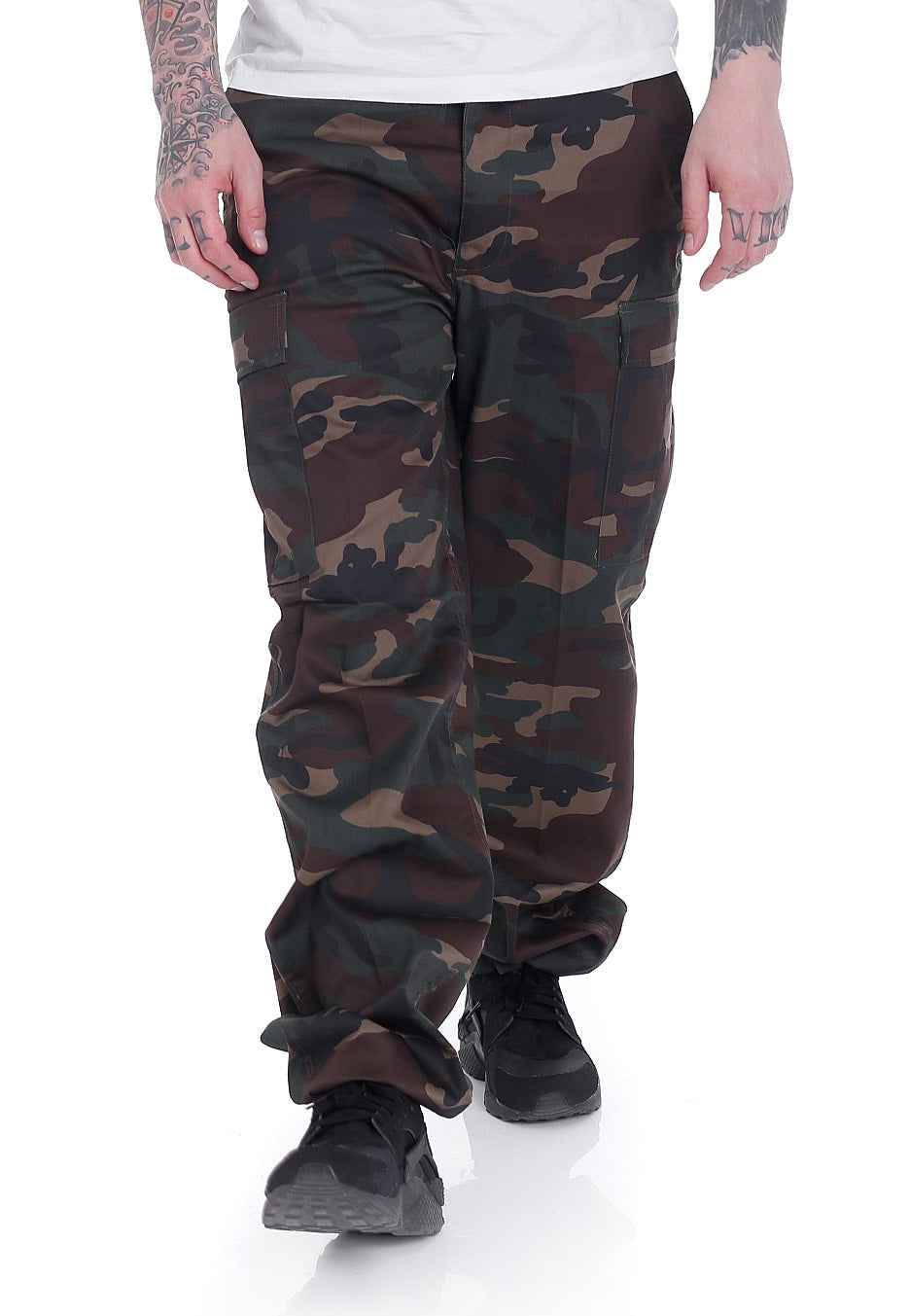 brandit-us-ranger-woodland-pantalon-cargo-camouflage image 2