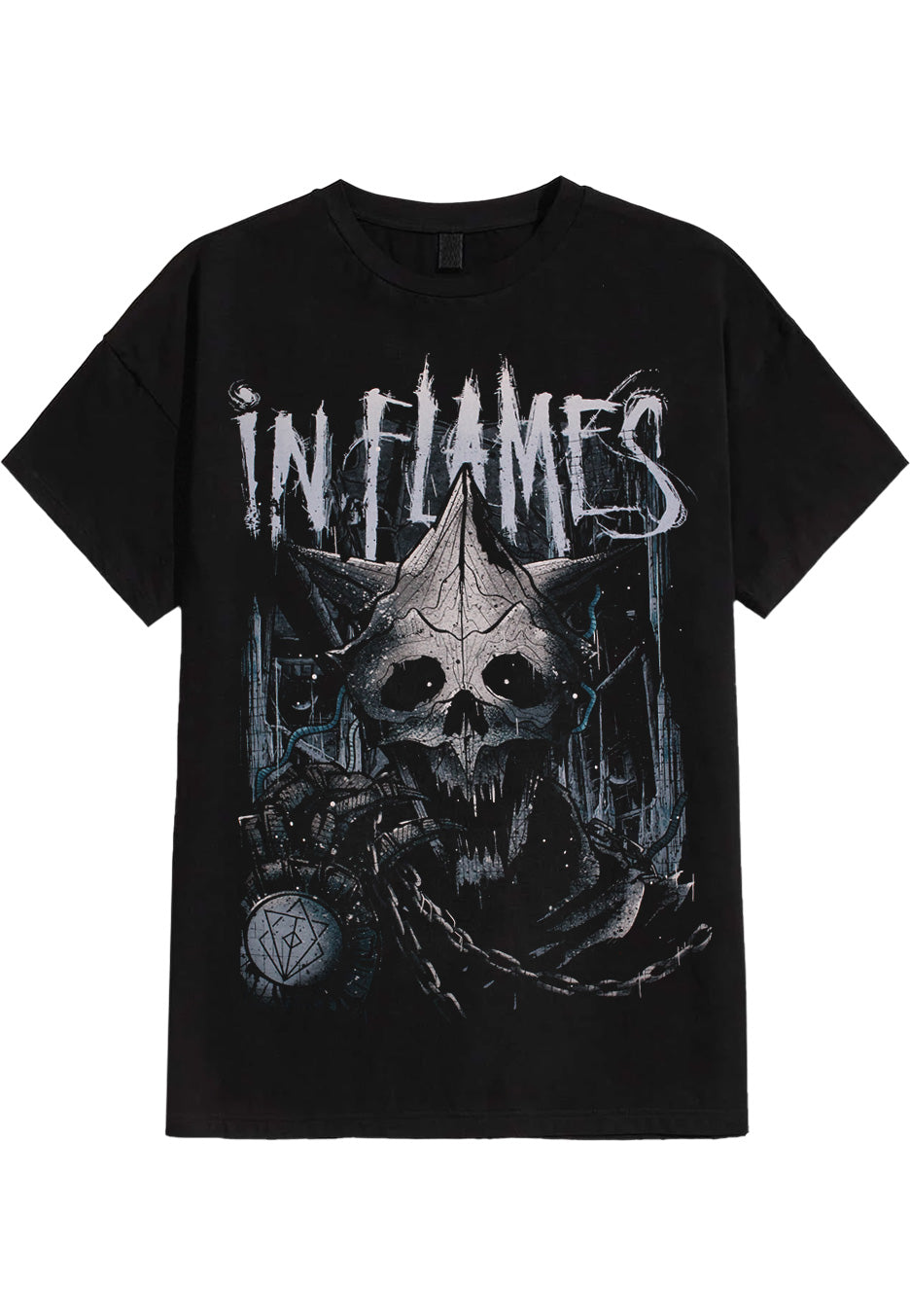 in-flames-in-chains-t-shirt-noir-homme-death-metal image 1
