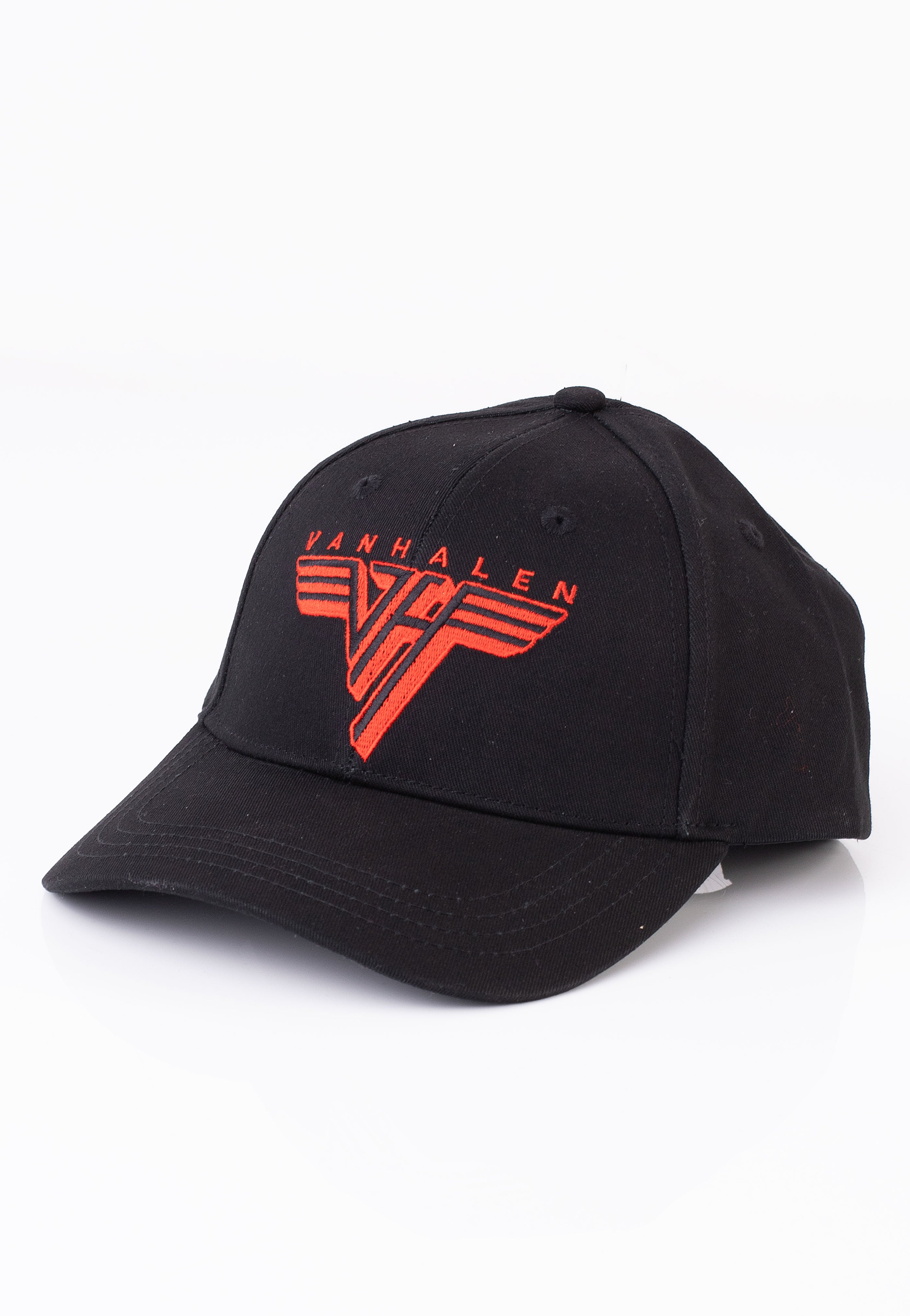 van-halen-classic-red-logo-casquette-noire-taille-unique-coton image 1