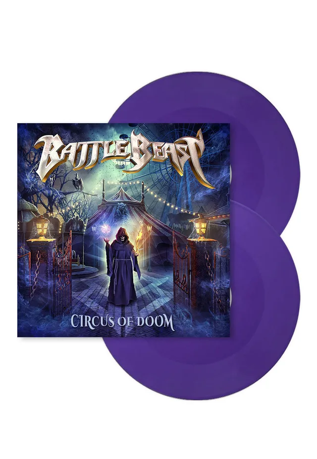 battle-beast-circus-of-doom-vinyle-violet-2-lp-dition-limit-e image 1