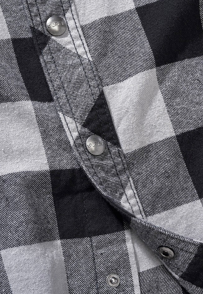 ozzy-osbourne-check-shirt-chemise-carreaux-gris image 3