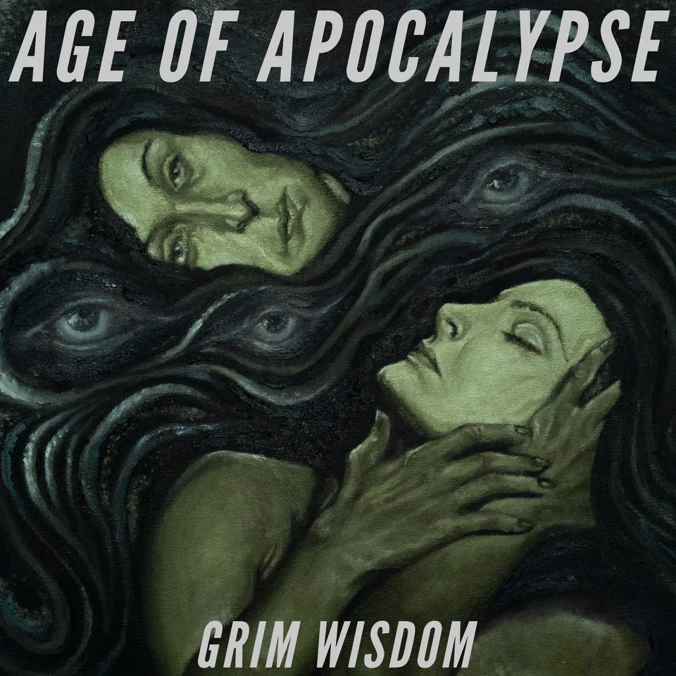 age-of-apocalypse-grim-wisdom-vinyle-lp-blanc-splatter image 1