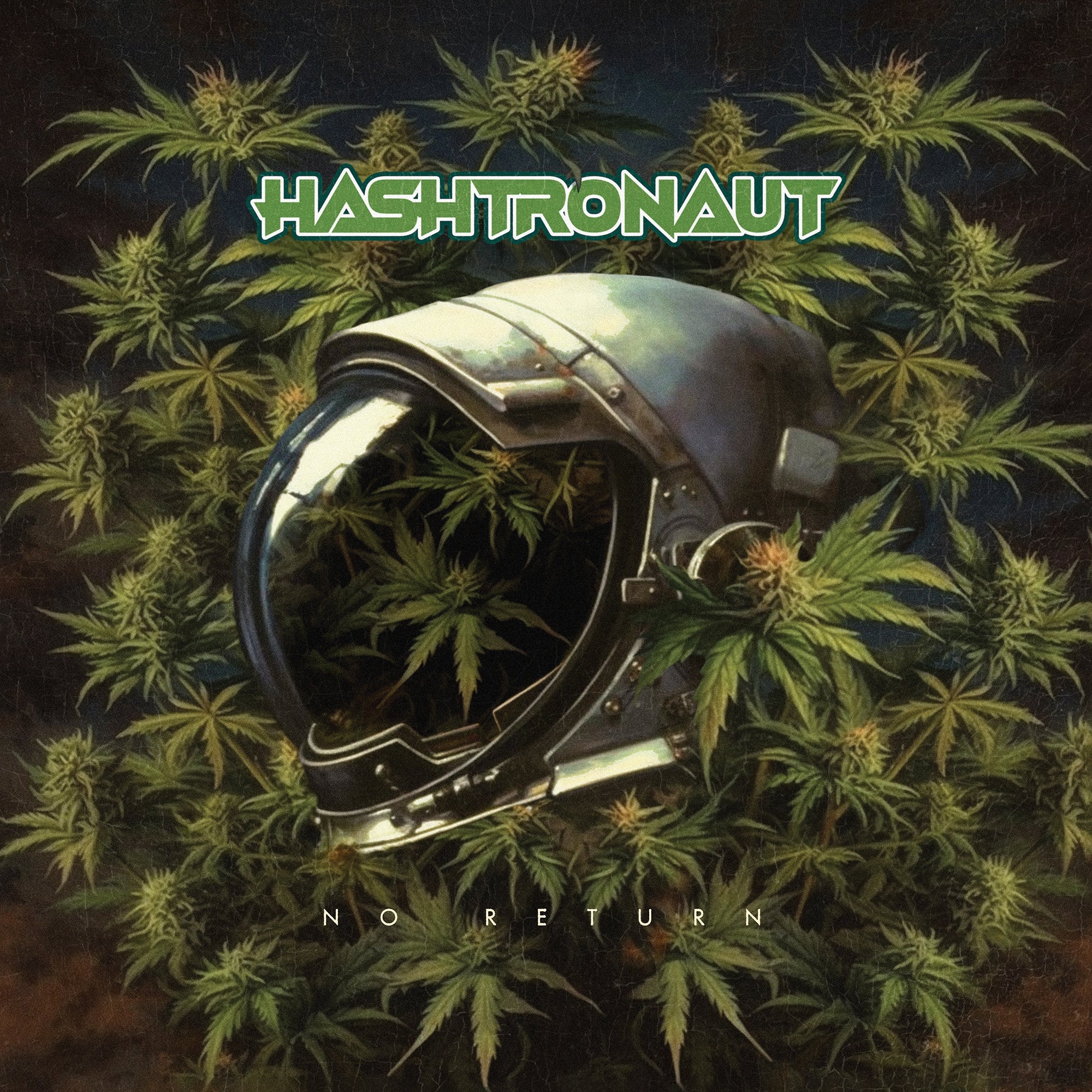 hashtronaut-no-return-vinyle-lp-weed-green-ripple-stoner-sludge image 1
