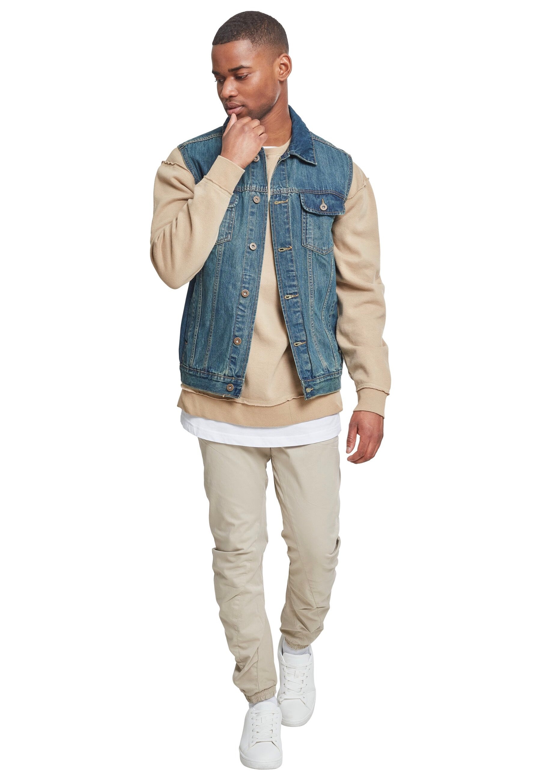urban-classics-denim-lightblue-gilet-jean-bleu-clair image 7