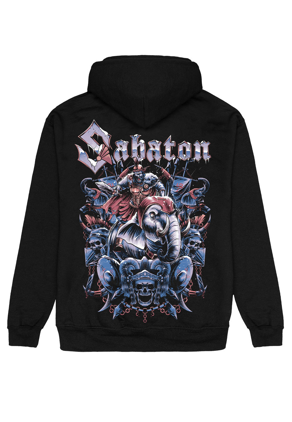 sabaton-lightning-at-the-gates-sweat-zipp-noir-homme image 2