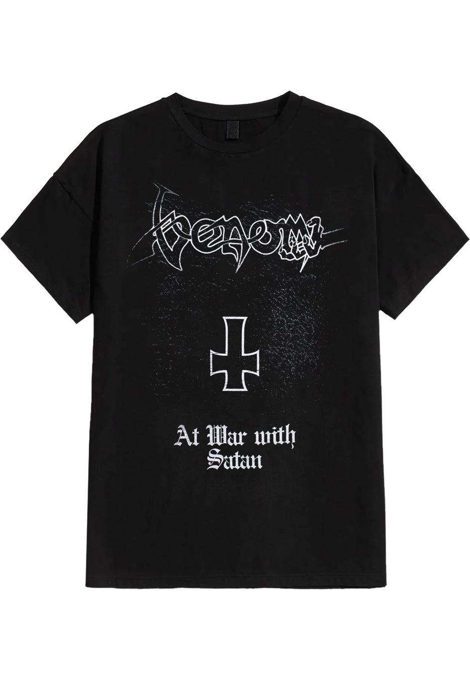 venom-at-war-with-satan-t-shirt-noir-manches-courtes image 1