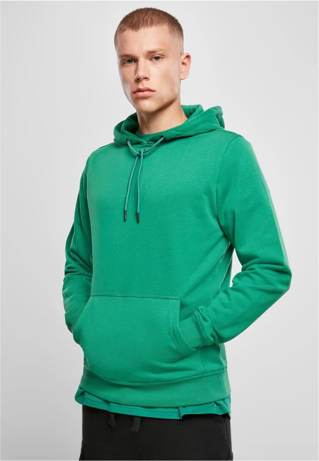 urban-classics-basic-terry-hoodie-vert-homme-junglegreen-m image 1