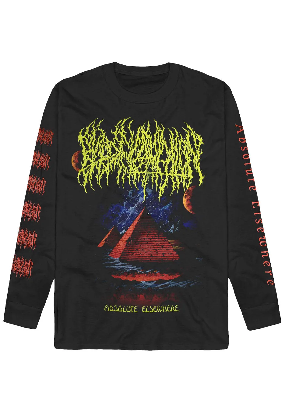 blood-incantation-pyramid-longsleeve-noir-death-metal image 1